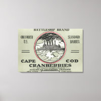 Cape Cod Battleship Brand Cranberry Label