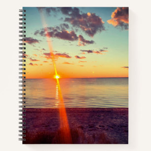 Cape Cod Beach Sunset Photo Notebook