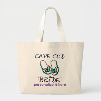 Cape Cod Bride Large Tote Bag