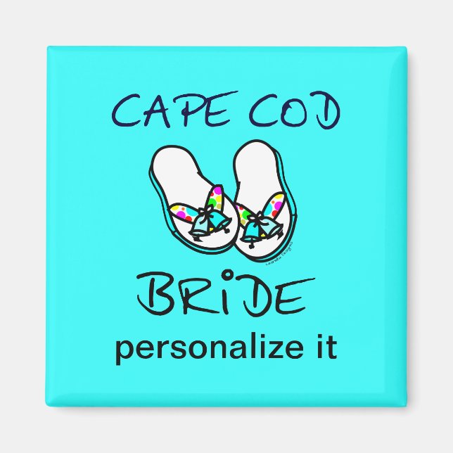 Cape Cod Bride Magnet (Front)