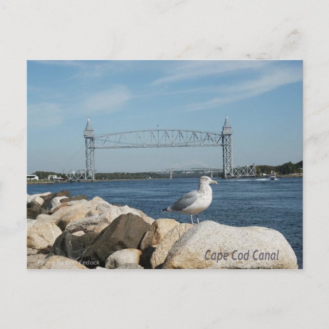 Cape Cod Canal Postcard (Front)