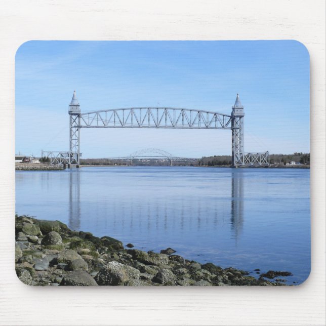 Cape Cod Canal Railroad Bridge Mousepad (Front)