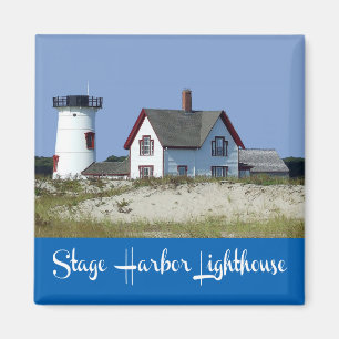 Cape Cod, Chatham, Massachusetts Lighthouse Magnet