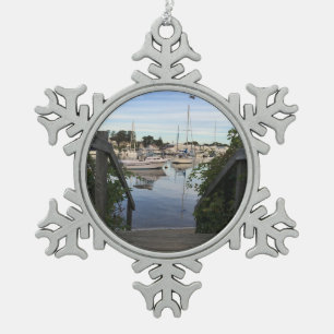 Cape Cod Christmas Ornament -- Falmouth Harbour