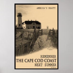 Cape Cod Coast Poster