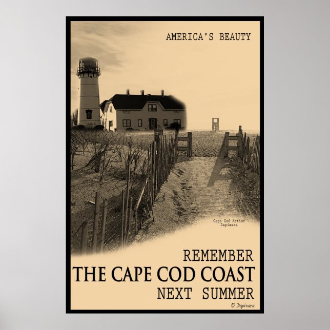 Cape Cod Coast Poster (Front)