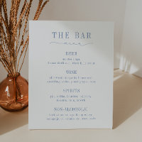 CAPE COD Coastal Blue Bar Menu List