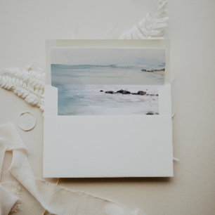 CAPE COD COASTAL Wedding Envelope