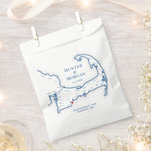 Cape Cod Destination Wedding Favour Bags