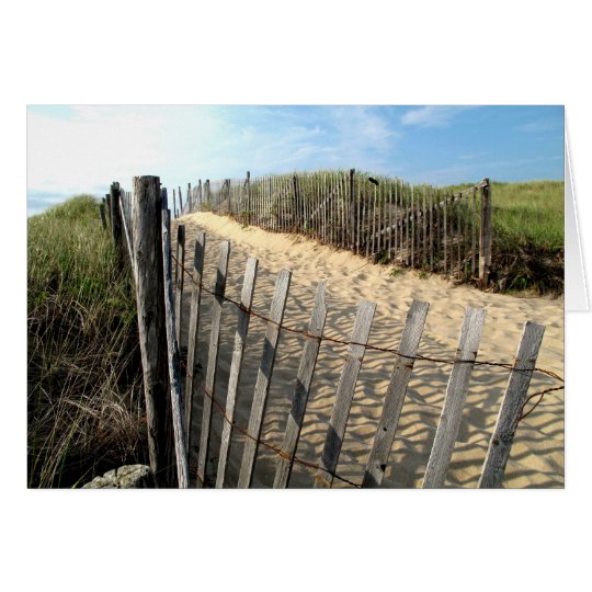 Cape Cod Dune Fencing Card
