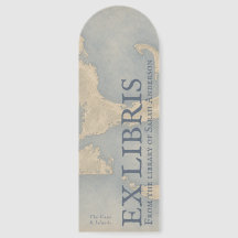 Cape Cod Ex Libris Bookmark