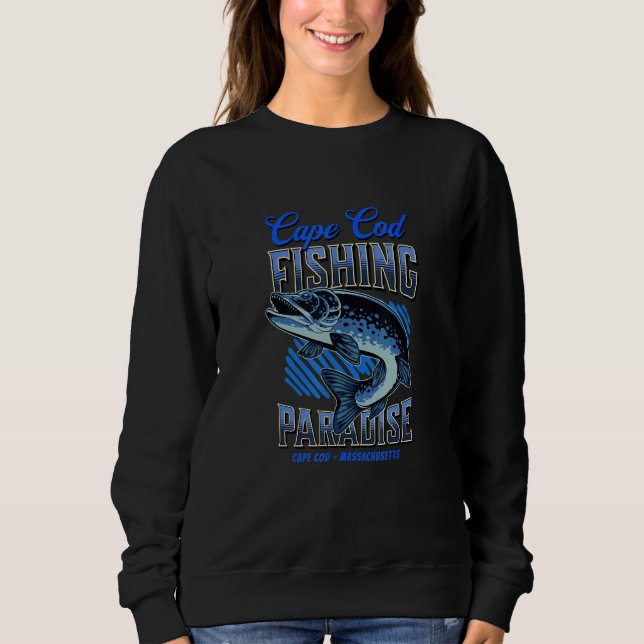 Cape Cod Fishing Paradise Sweatshirt (Front)