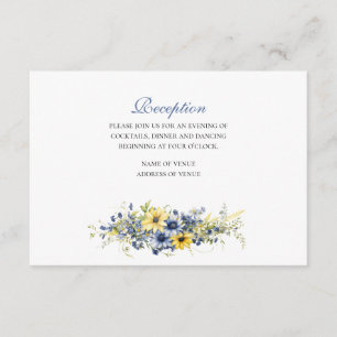 Cape Cod Garden Wedding Reception Enclosure Card