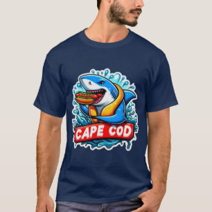 CAPE COD-GREAT WHITE EATING HOT DOG 3 T-Shirt