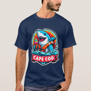 CAPE COD-GREAT WHITE EATING ICE CREAM 3 T-Shirt