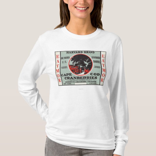 Cape Cod Harvard Eatmor Cranberries Brand T-Shirt (Front)