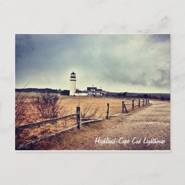 Cape Cod (Highland) Lighthouse Postcard (Front)