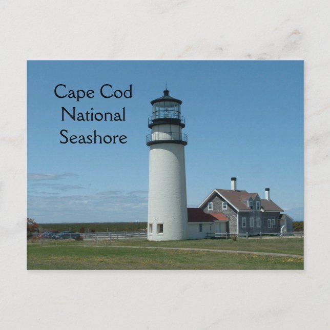 Cape Cod Highland Lighthouse Postcard (Front)
