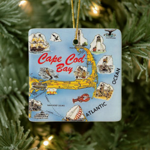 Cape Cod Illustrated Ornament