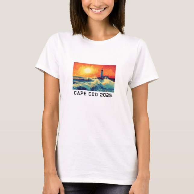 CAPE COD LIGHTHOUSE - Custom 2025 Tee for Women (Front)