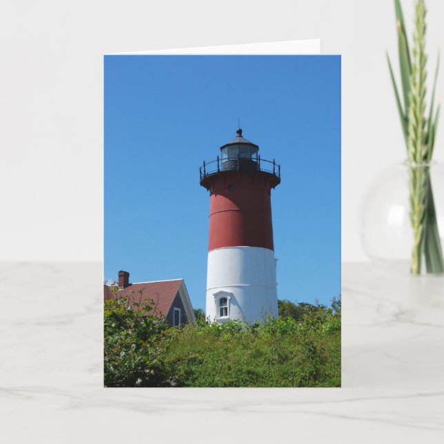 Cape Cod Lighthouse Greeting Card (Front)