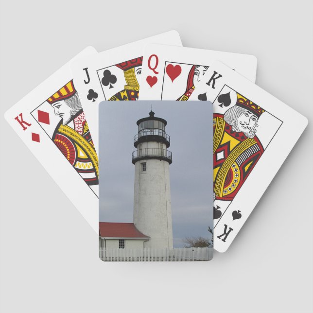 Cape Cod lighthouse Playing Cards (Back)