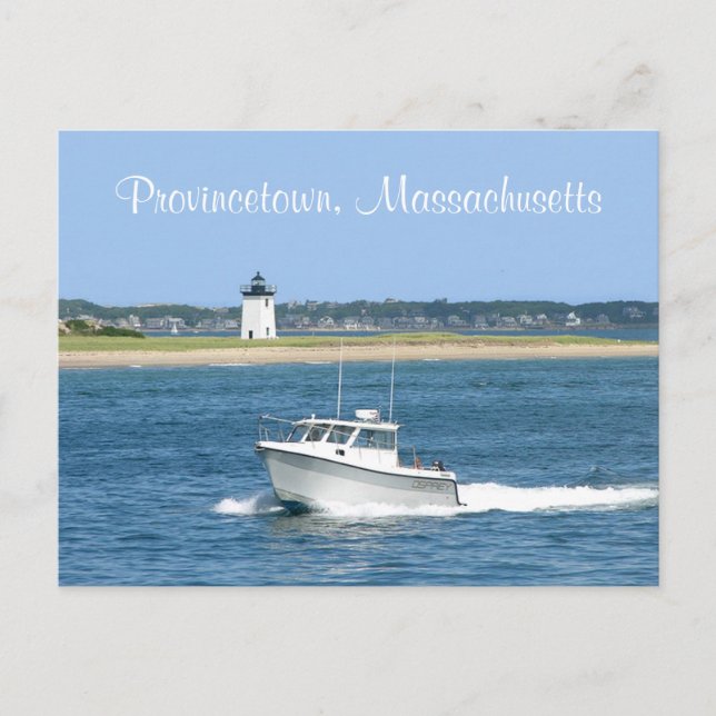 Cape Cod Lighthouse Provincetown MA  Post Card (Front)