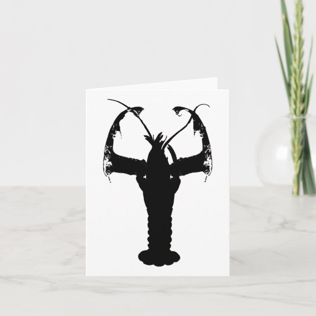 Cape Cod Lobster Claws T Shirt  Card (Front)