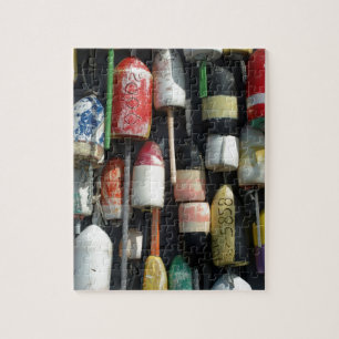 Cape Cod Lobster pot floats Jigsaw Puzzle