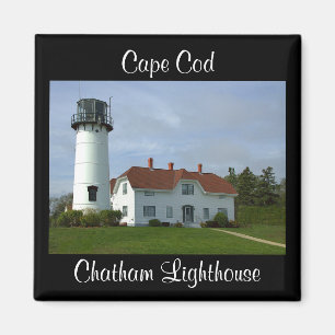 Cape Cod MA Chatham Lighthouse Fridge Magnet