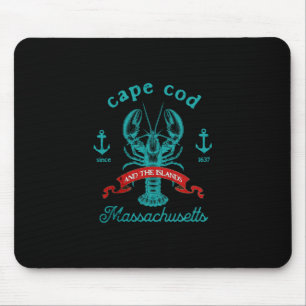 Cape Cod Ma Lobster Fishing Vintage Machusetts Sou Mouse Mat