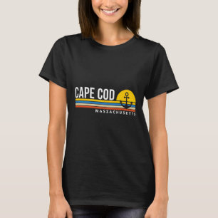 Cape Cod Machusetts Ma Vintage Retro Souvenirs Boa T-Shirt