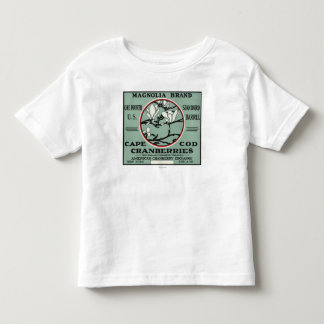 Cape Cod Magnolia Brand Cranberry Label Toddler T-Shirt