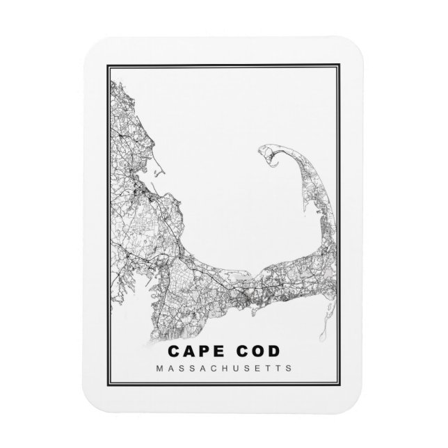 Cape Cod Map Magnet (Vertical)