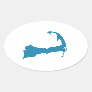Cape Cod map sticker