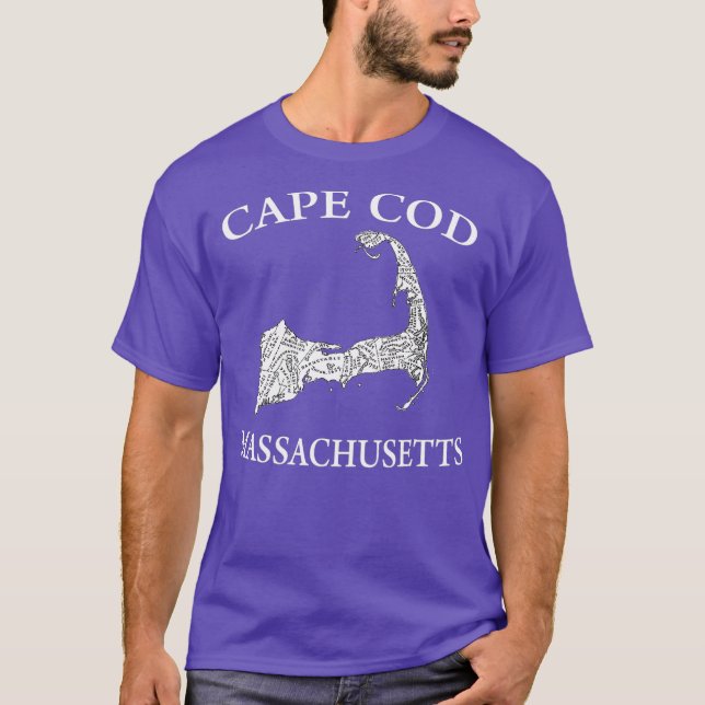 Cape Cod Map T-Shirt (Front)