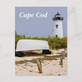 Cape Cod Mass  Edgartown Lighthouse Post Card