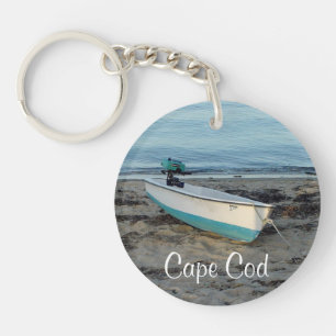 Cape Cod Massachusetts Beach Keychain