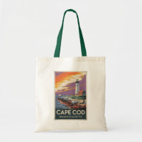 Cape Cod Massachusetts Illustration Travel Art