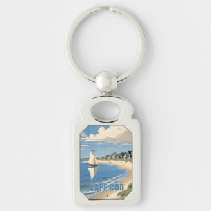 Cape Cod Massachusetts Key Ring