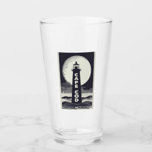 Cape Cod Massachusetts Lighthouse Moon Glass