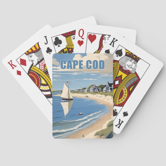 Cape Cod Massachusetts Playing Cards (Back)
