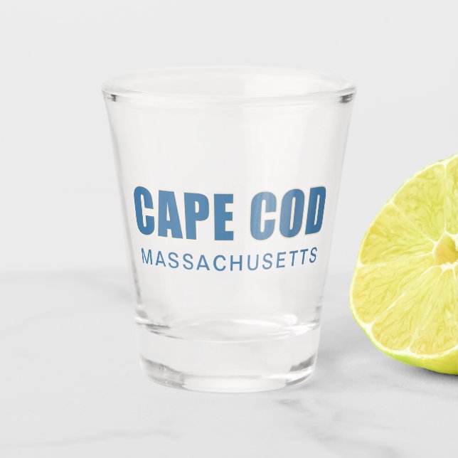 Cape Cod Massachusetts Shot Glass (Front)