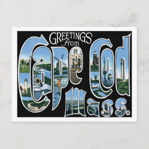 Cape Cod Massachusetts Travel America US City Postcard