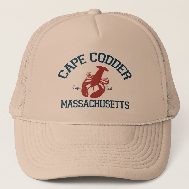Cape Cod - Massachusetts. Trucker Hat (Front)