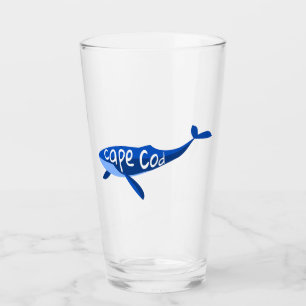 Cape Cod Massachusetts Whale Glass