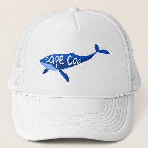 Cape Cod Massachusetts Whale Trucker Hat