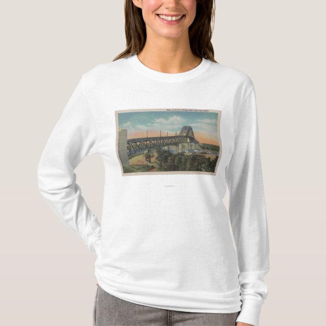 Cape Cod, MassachusettsView of Bourne Bridge T-Shirt (Front)