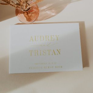 CAPE COD Modern Minimalist Wedding Guest Book
