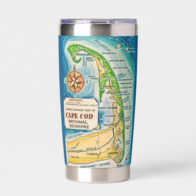 Cape Cod National Seashore Insulated Tumbler (Front)
